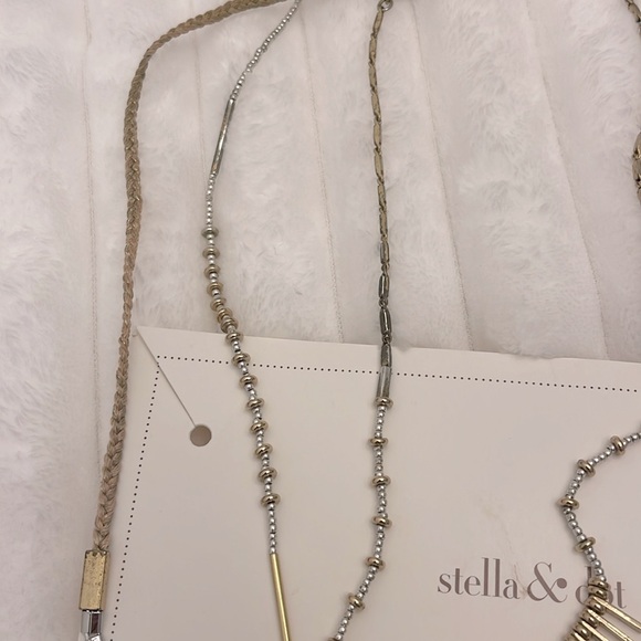 Stella and Dot Riad Layering Necklace EUC - Picture 9 of 10